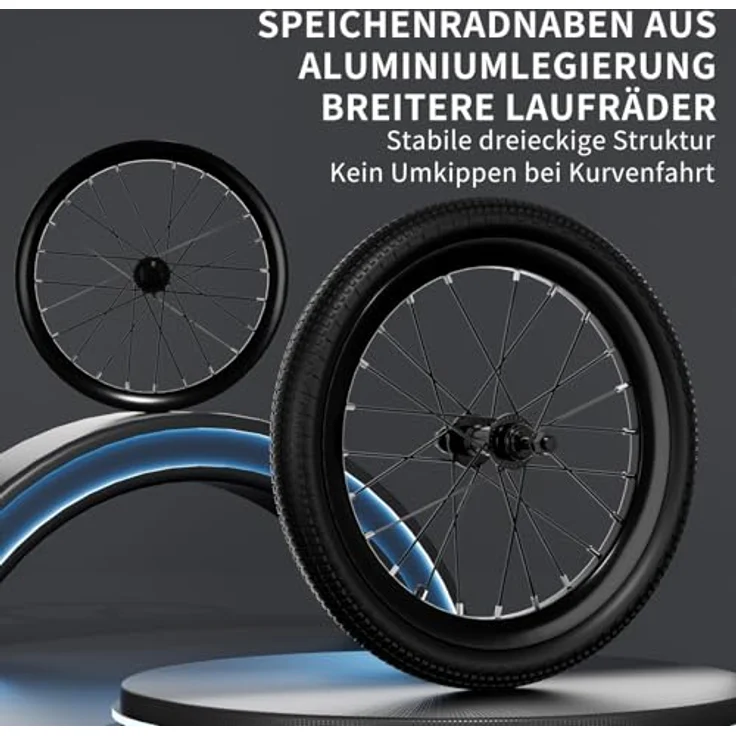 Habib Gruppe Dino-Fahrrad, Kinderfahrrad im Dinosaurier-Design mit 6-teiligem Schutz-Set, höhenverstellbar, bis 140 cm – Bild 6