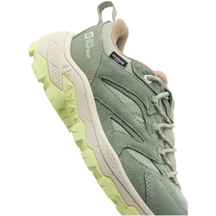 Jack Wolfskin Vojo Tour Texapore Low W, Damen Wanderschuhe, wasserdicht, grün, Größe 38 – Bild 5