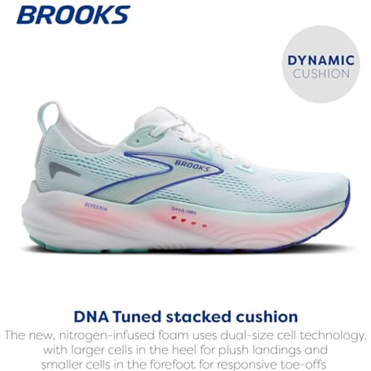 Brooks Running Glycerin 22 W, Damen Laufschuhe, Größe 38, Weiß – Bild 2