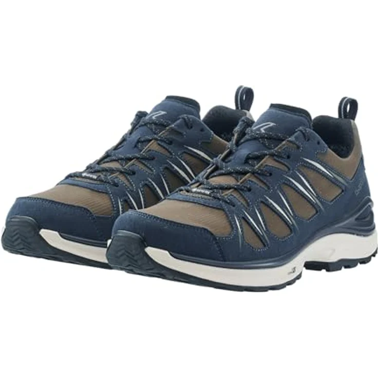 Lowa Innox Evo II GTX, Herren Walkingschuhe mit GORE-TEX®, Navy/Oliv, ideal für Speed-Hiking – Bild 5