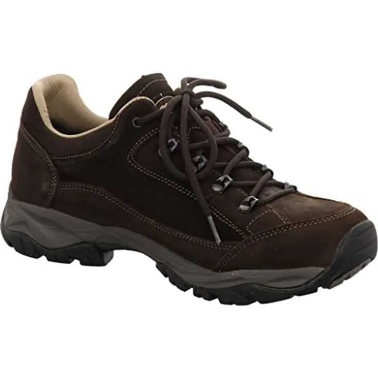 Meindl Atlanta GTX, Wanderhalbschuhe aus Nubuk- und Veloursleder, wasserfest, mahagoni, UK 11 - EU 46 – Bild 3