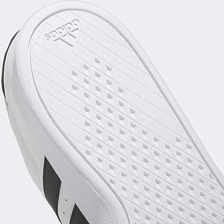 Adidas Breaknet 2.0 Sneakers Herren, minimalistischer Laufschuh aus 50% recyceltem Material, reguläre Passform, schwarz – Bild 8
