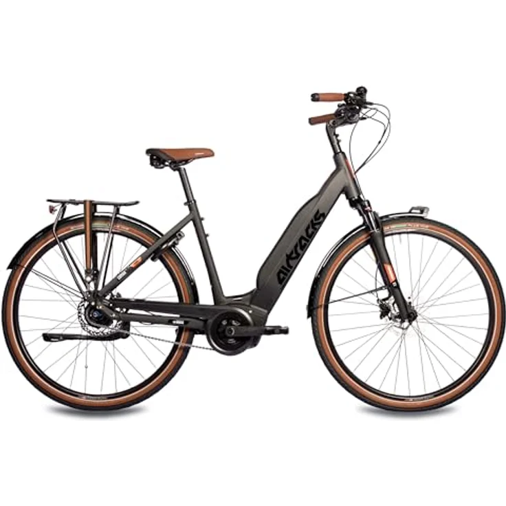 Airtracks 28 Zoll Damen E-Bike LS Trekking Fahrrad Lumina Active Plus LINE Gen3 500 Wh 8s Shimano Nexus - Rahmenhöhe 50cm (Körpergröße 165-180cm) in Schwarz – Bild 1