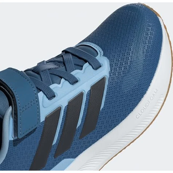 Adidas Runfalcon 5 Kids Schuh, leichter Laufschuh, einfach an- und auszuziehen, schwarz – Bild 6