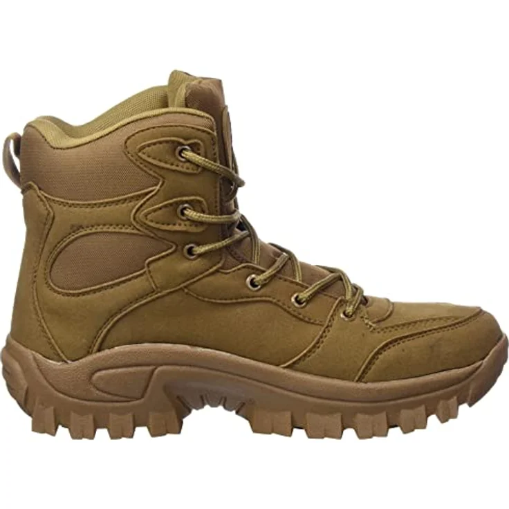 MFH Commando Stiefel, knöchelhoch, leicht, gepolsterter Schaft, coyote tan – Bild 6