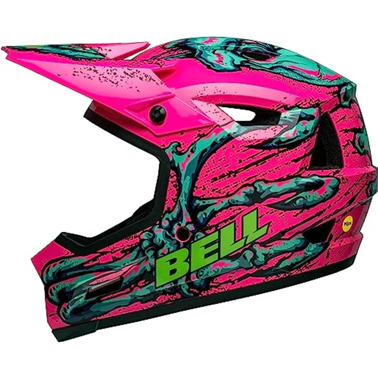 Bell Sanction 2 DLX Mips Ltd, Leichter Downhillhelm mit 14 Belüftungsöffnungen, antimikrobiellem Innenfutter, rosa, Größe L – Bild 4
