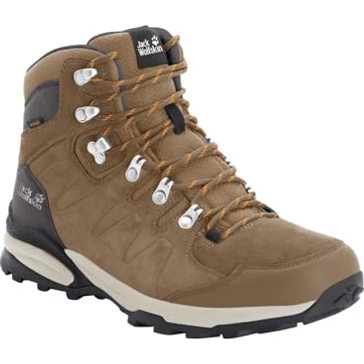 Jack Wolfskin REFUGIO TEXAPORE MID W, wasserdichte Wanderschuhe mit EVA-Dämpfung und griffiger Gummisohle – Bild 9