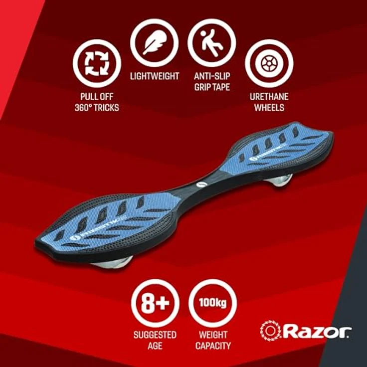 Razor - RipStik Air Pro Caster Board Skateboard, schwarz – Bild 3