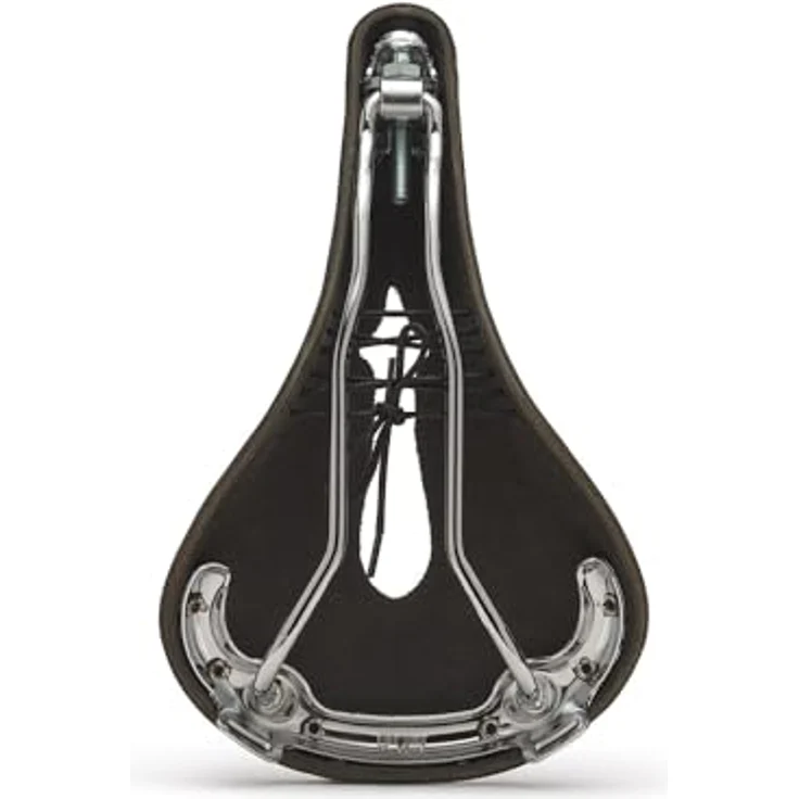 Brooks England Imperial, Ledersattel mit verchromtem Sattelgestell für Damen und Herren – Bild 5