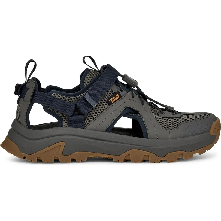 Teva Hurricane Xlt3 Ct Men, Herren Sandale Größe 43 (US 10) mit Klettverschluss, atmungsaktivem Obermaterial und dämpfender EVA-Sohle, dark gull grey