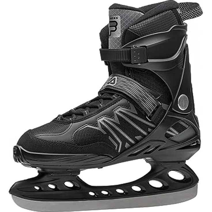 FILA SKATES Primo Ice, Inline Skate für Herren in Black/Grey, Größe 41 mit Edelstahlkufen und hohem Komfort – Bild 4