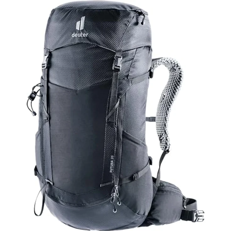 deuter Futura 26, Wanderrucksack mit Netzrücken, Regenhülle und ergonomischem Tragesystem, 1300 g – Bild 1
