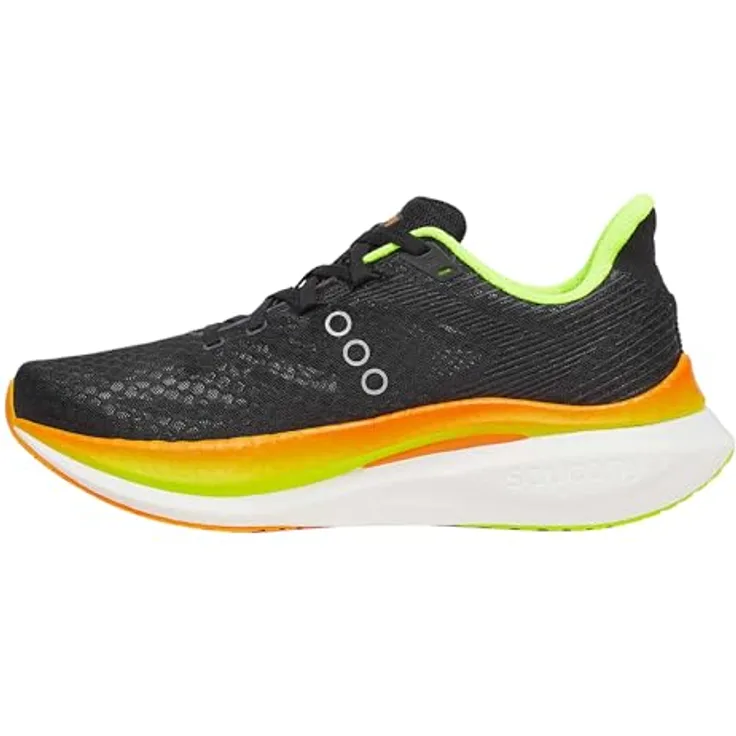 Saucony Endorphin Speed 5, Herren Laufschuhe mit PWRRUN PB-Dämpfung, 8 mm Einpresstiefe, Schwarz, Größe 42.5