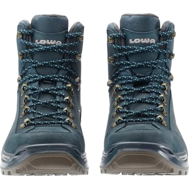 Lowa Renegade Evo Gtx Mid 41, Wanderschuh aus Leder mit 5 cm Absatzhöhe, blau – Bild 3