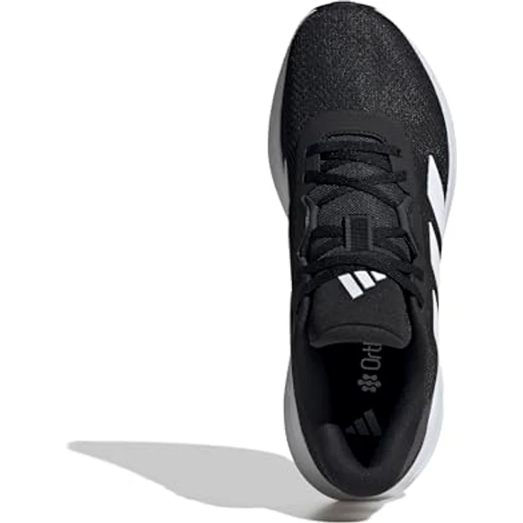 adidas Galaxy 7, Herren Laufschuhe, leicht und flexibel, cblack/ftwwht/carbon, Größe 45 1/3 – Bild 8