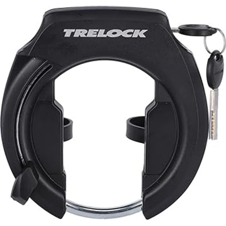 Trelock RS 350 Protect-o-Connect, Veloschloss aus Tredur-Stahl mit Kunststoffummantelung, für Standardreifen – Bild 1