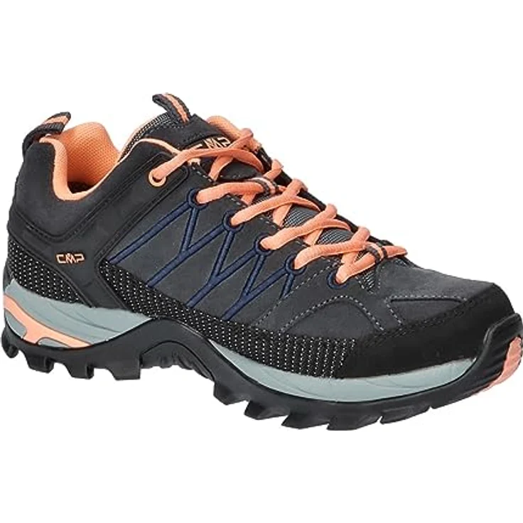 CMP Trekkingschuhe Damen Rigel Low, Wander- und Trekking Schuhe mit Full On Grip Technologie für optimale Dämpfung – Bild 9