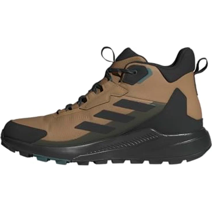 adidas TERREX ANYLANDER MID RAIN.RDY Wanderschuh wasserdicht, halbhoch, Traxion Außensohle, strapazierfähig, schwarz – Bild 1