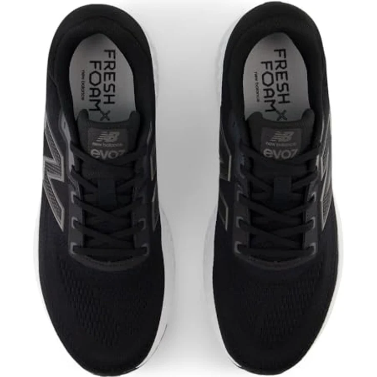 New Balance MEVOZLK4 Fresh Foam X EVOZ v4, Herren Laufschuhe mit weicher Mittelsohlenpolsterung, Schwarz – Bild 5