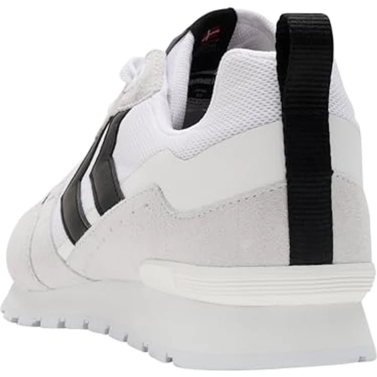 Hummel Thor Sneaker Schuhe, Laufschuhe aus Veloursleder und Mesh, weiß/schwarz, Schuhgröße 36 EU – Bild 2