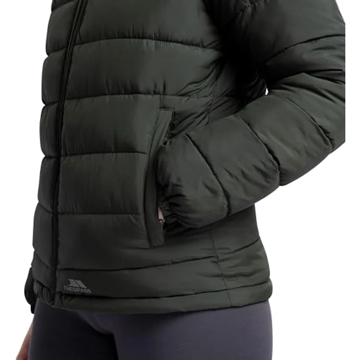 Trespass Elegant, Damen wattierte Jacke, gepolstert, Farbe Ivy – Bild 2