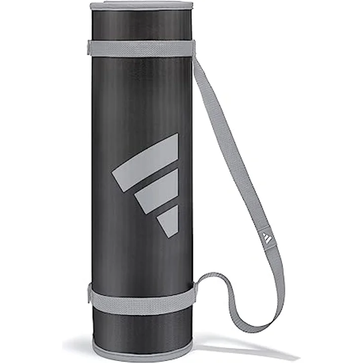 adidas Yogamatte (10 mm) - voll gepolstert, mit genähten Stoffkanten und geriffelter Unterseite, rutschfest, inkl. Tragegurt, Maße: 183 x 61 cm – Bild 6