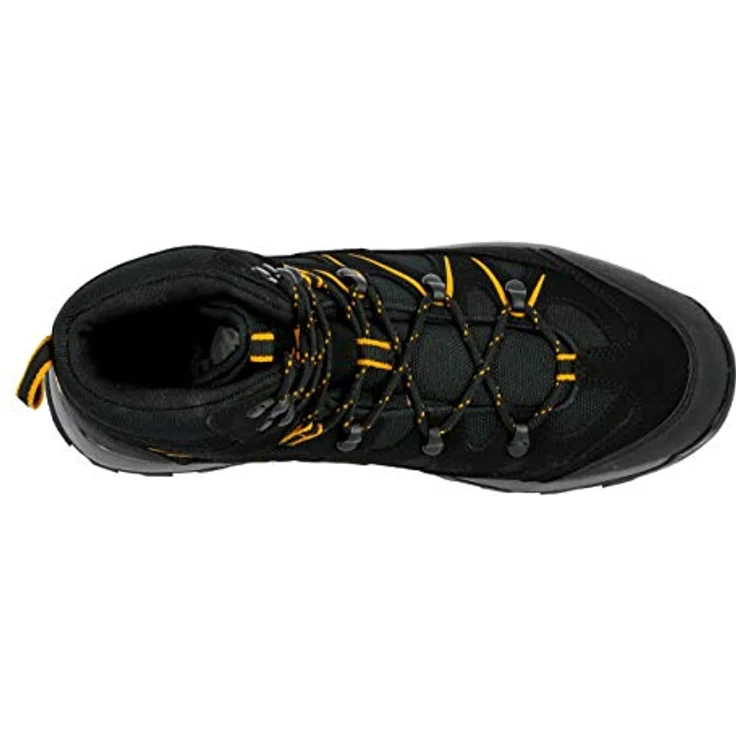Brütting Mount Hunter High, Herren Wanderschuhe mit Comfortex-Klimamembrane, wasserabweisend, Gummilaufsohle, Schwarz (Größe 46) – Bild 5