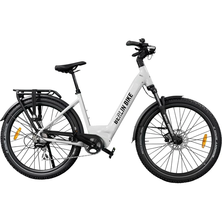 Berlin Bike BERLIN SUV E-Bike mint grün, Bafang 48V 250W Hinterradmotor, 100 km Reichweite, Suntour XCM Hydraulic Suspension, Schwalbe Sam K-Guard Reifen 27,5x2,35