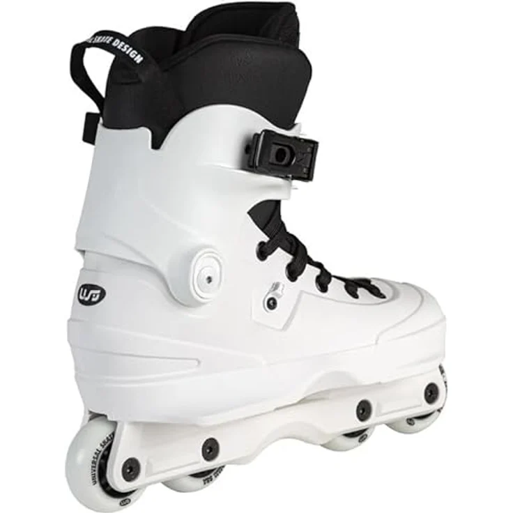 Usd Inline Skates Aeon Team 60 White, mit 60-mm-Rollen, einteiligem Rahmen und sicherem Verschlusssystem, Größen 41-42 – Bild 2