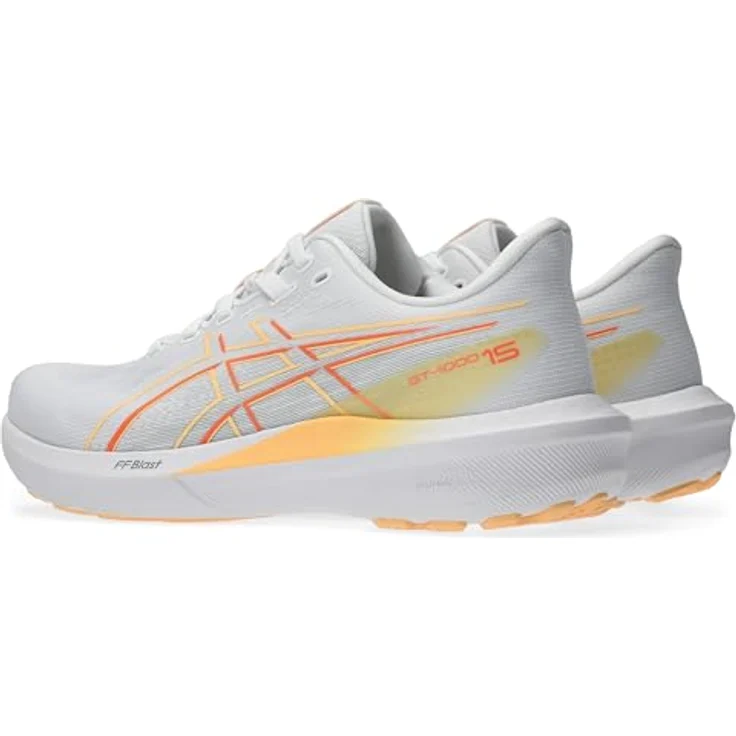 ASICS GT-1000 15, Herren Laufschuh mit FF BLAST Dämpfung und 3D GUIDANCE SYSTEM, Weiß Koralle, Größe 40 – Bild 14