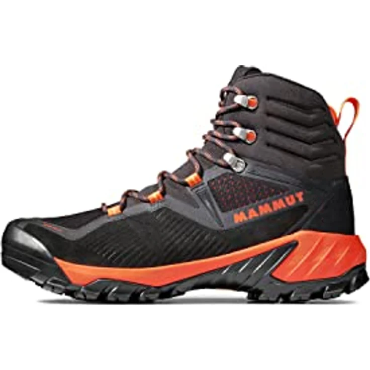 MAMMUT Wanderschuhe Sapuen High GTX, wasserdicht und atmungsaktiv, mit GORE-TEX und hoher Schnürung, grau – Bild 1
