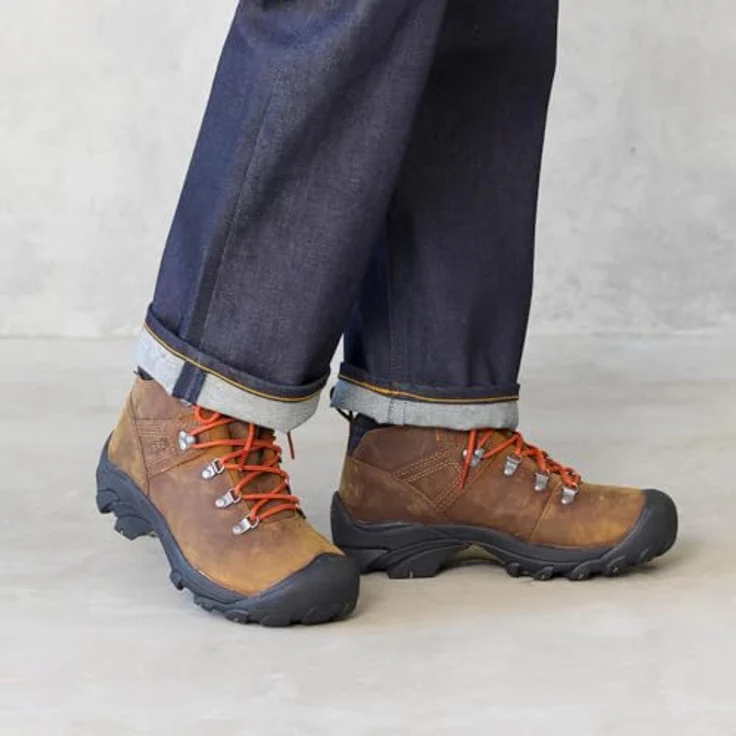 Keen Pyrenees, Damen Wanderschuhe, wasserdichtes Nubukleder, S3-Technologie, braun, Größe 38.5 – Bild 6