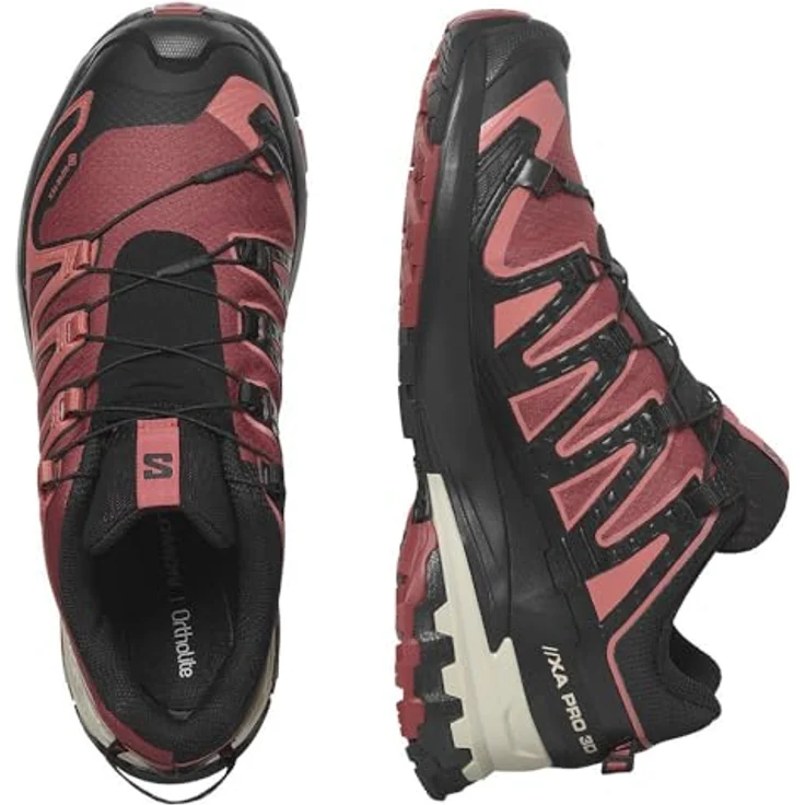 Salomon XA Pro 3D V9 GORE-TEX® W, Damen Wanderschuhe mit optimalem Halt, rot, Größe EUR 38 | UK 5 – Bild 6
