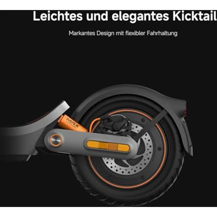 XIAOMI Electric Scooter 6 Max E-Scooter, 12 Zoll Tubeless, 70 km Reichweite, 1100W, Doppelscheibenbremse, TFT-Display, Grau – Bild 14