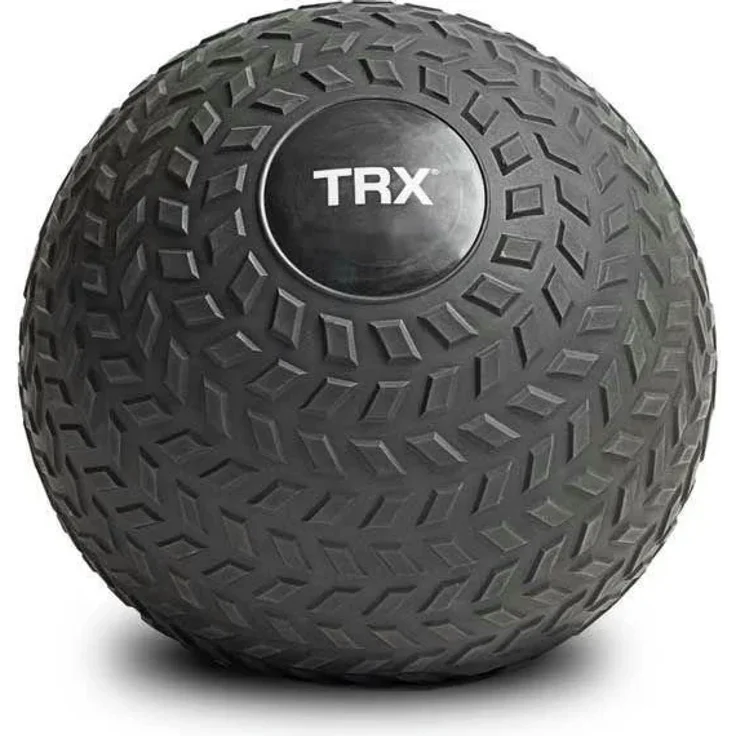 TRX Slam Ball 25 lb / 11.3 kg, sandgefüllt und stoßresistent, Schwarz, für funktionales Training