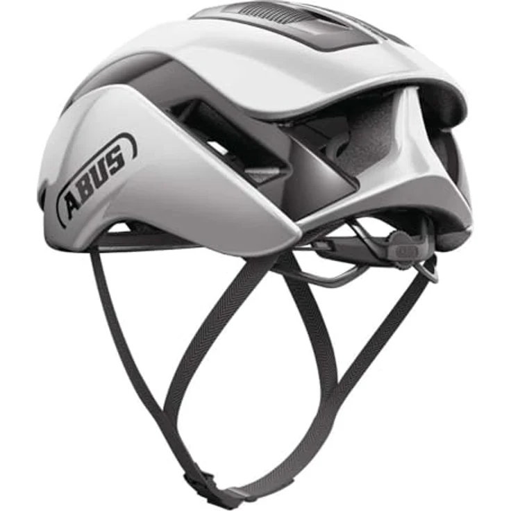 Abus GameChanger 2.0, Velohelm (54 - 58 cm) mit aerodynamischer Form und optimalem Luftstrom, Weiß – Bild 3