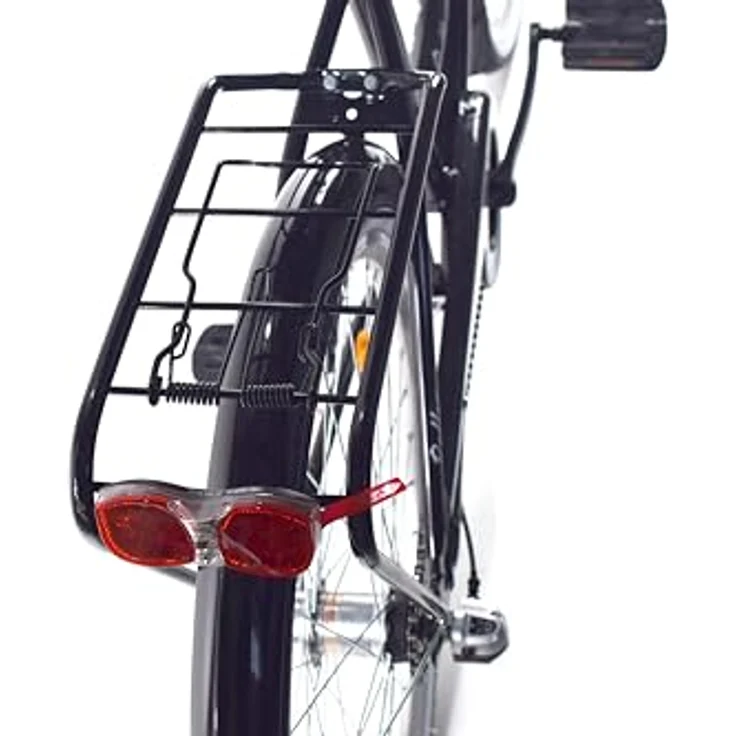 T&Y Trade 28 Zoll Kinder Mädchen City Fahrrad Nexus 3 Gang Schwarz STVO Beleuchtung – Bild 5