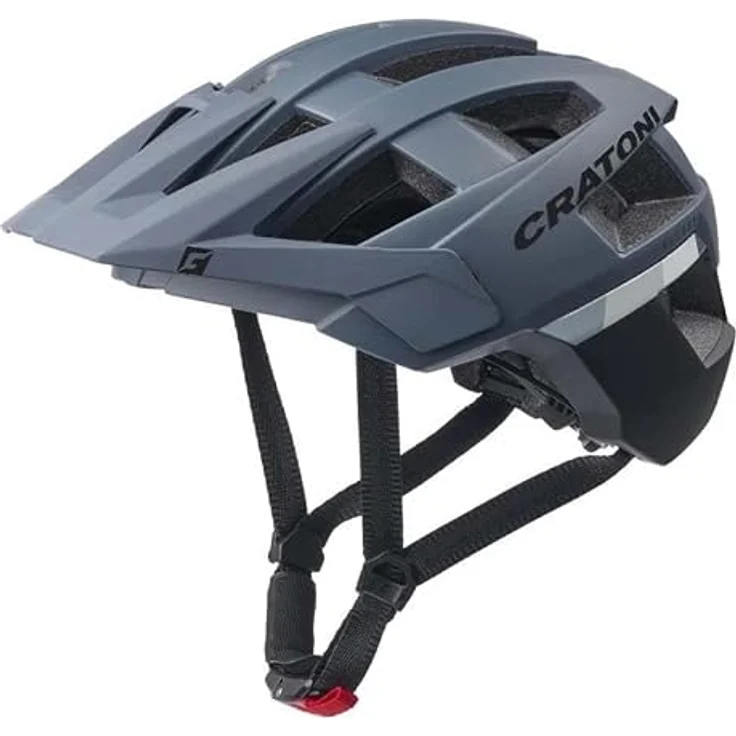 Cratoni AllSet Fahrradhelm, dunkelgrau matt, Gr. M/L (58-61cm), leichter und robuster Velohelm für optimale Passform und Sicherheit – Bild 1