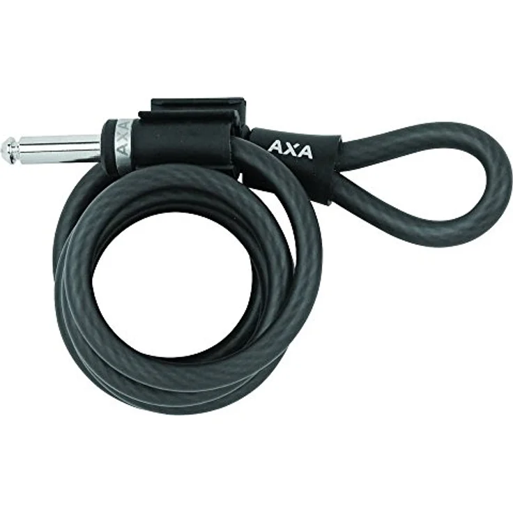 AXA Newton Einsteckkabel, 180 cm Plug-In Kabel für AXA Rahmenschlösser, Edelstahl-Details und matte Beschichtung – Bild 1