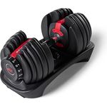 Bowflex Unisex Adult Selecttech 552i Hantel, Schwarz/Rot,Einheitsgröße EU