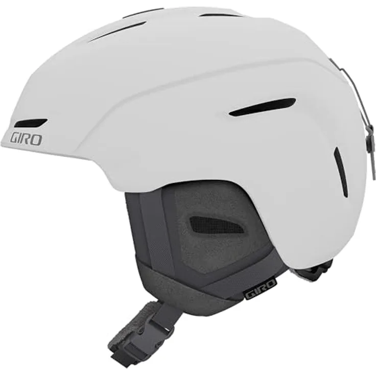 Giro Avera Helm, Skihelm für Wintereinsatz mit Thermostatsteuerung, Matt Weiß, Größe M