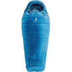 Deuter Kinder-Schlafsack, ergonomisch geschnitten, Erweiterbar für Körpergrößen 130-170 cm, raschelarmer Innenfutter