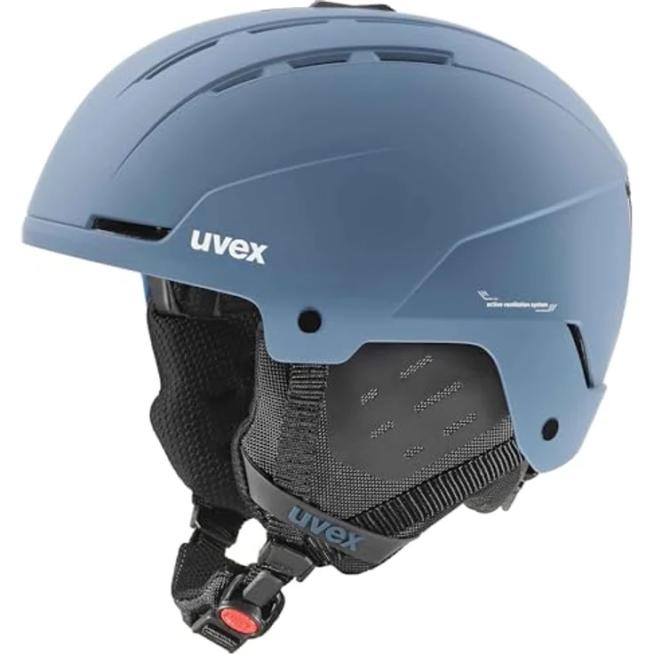 Uvex Stance, robuster Skihelm für Damen und Herren mit individueller Größenanpassung und effizientem Belüftungssystem, Stone Blue matt, 58-62 cm – Bild 1