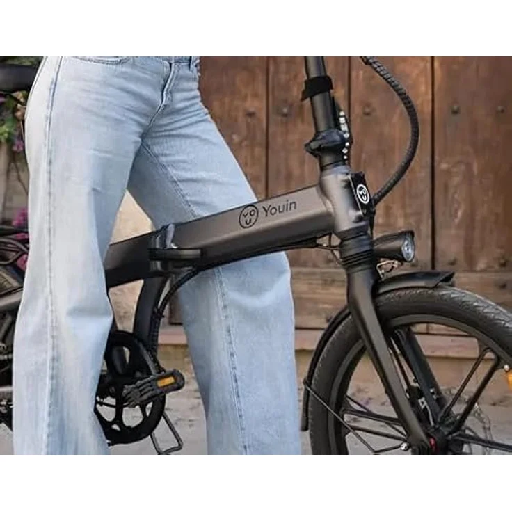PixelPilot 20 Zoll Faltbares City E-Bike, 250W Motor, 378Wh herausnehmbarer Akku, bis 60 km Reichweite, 7-Gang Shimano, hydraulische Scheibenbremsen – Bild 6