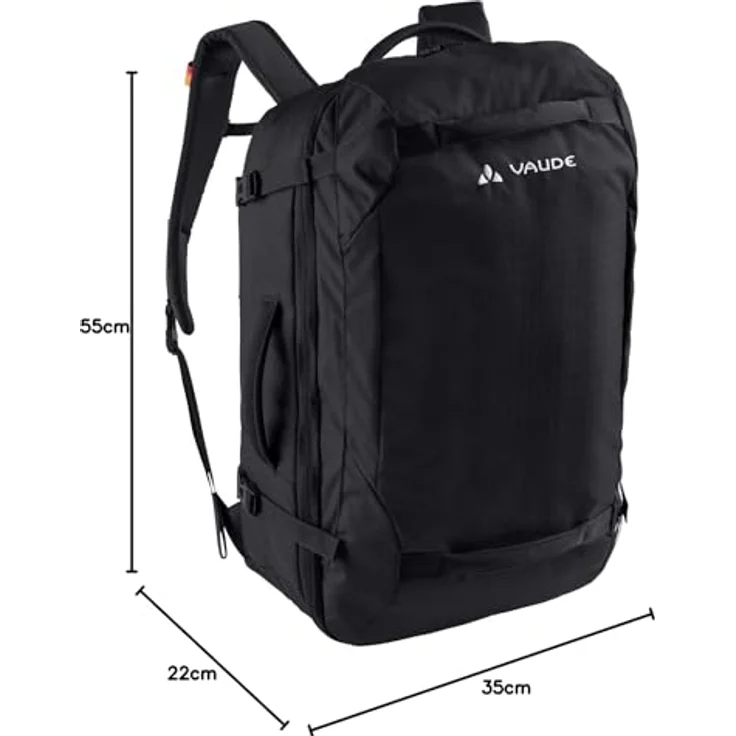 VAUDE Mundo Carry-on 38, Praktischer Reiserucksack mit Diebstahlschutz – Bild 4