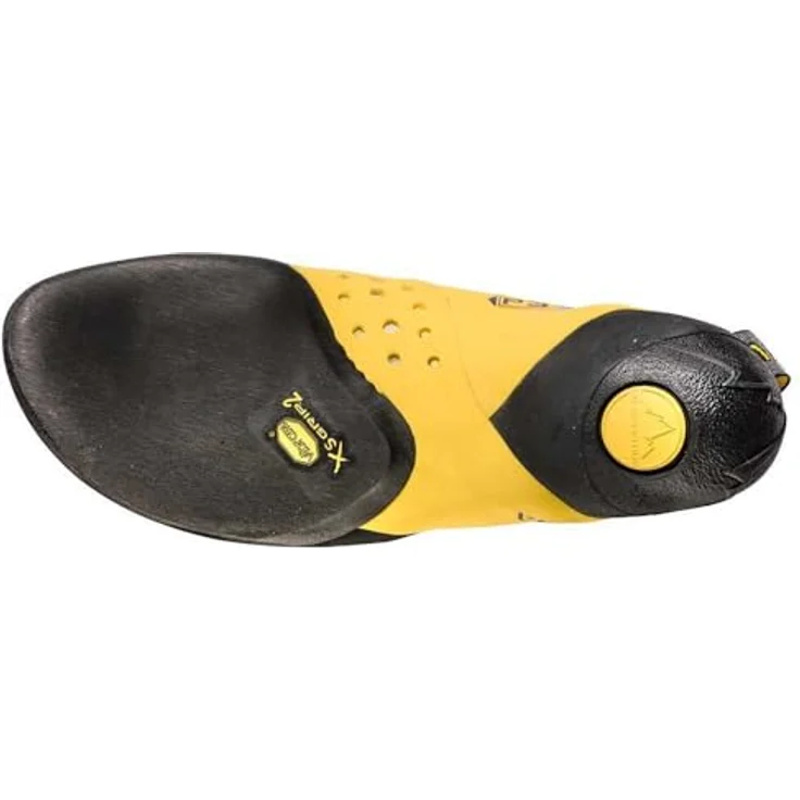 La Sportiva Solution Herren Kletterschuhe, weiß, mit Schnellverschluss und abriebfester Gummisohle, Größe 38 – Bild 3