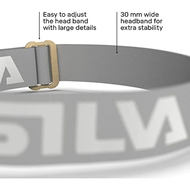 Silva Terra Scout X Stirnlampe, 300 Lumen, 2 Helligkeitsstufen, Weißes & Rotes LED-Licht, Wasserfest, für Outdoor und Sport – Bild 5