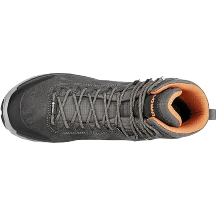 Lowa Malta GTX Mid 3105120937, Wanderschuhe aus Veloursleder und Textil mit GORE-TEX Futter und LOWA DynaPU® Zwischensohle, anthrazit, Größe 9.5 – Bild 5