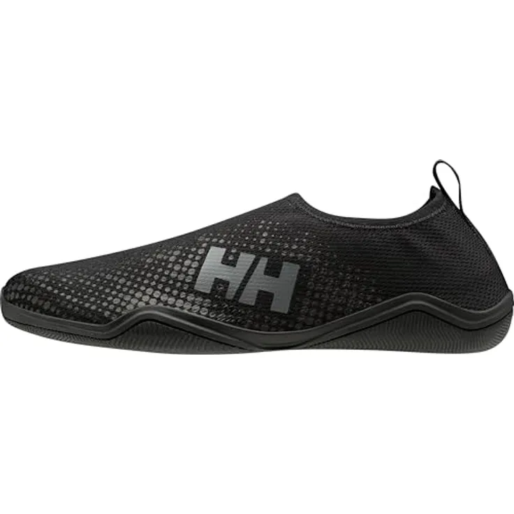 Helly Hansen Crest Crew St Watermoc, atmungsaktive Wasserschuhe mit hervorragendem Grip, Schwarz, EU 43