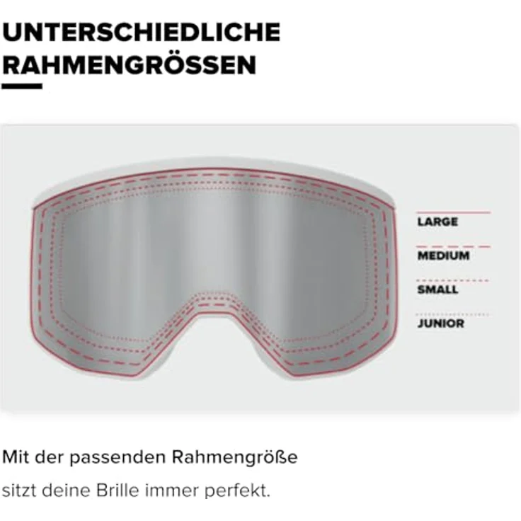 ATOMIC REVENT JR S FLASH Kinder-Skibrille, Unisex mit Flash Scheibentechnologie, Live Fit Rahmen und großem Sichtfeld – Bild 5